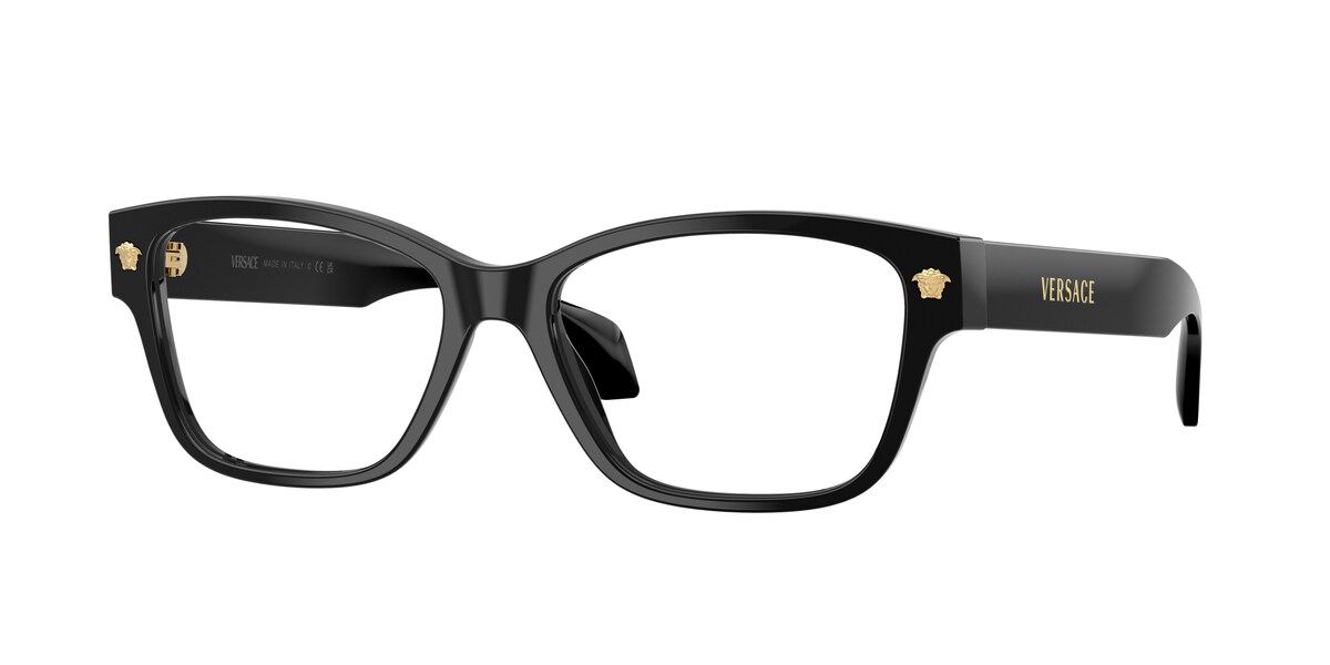 กรอบแว่นสายตา VERSACE VE3392F สีดำ (GB1) ที่ร้านแว่น GIFTGREATS