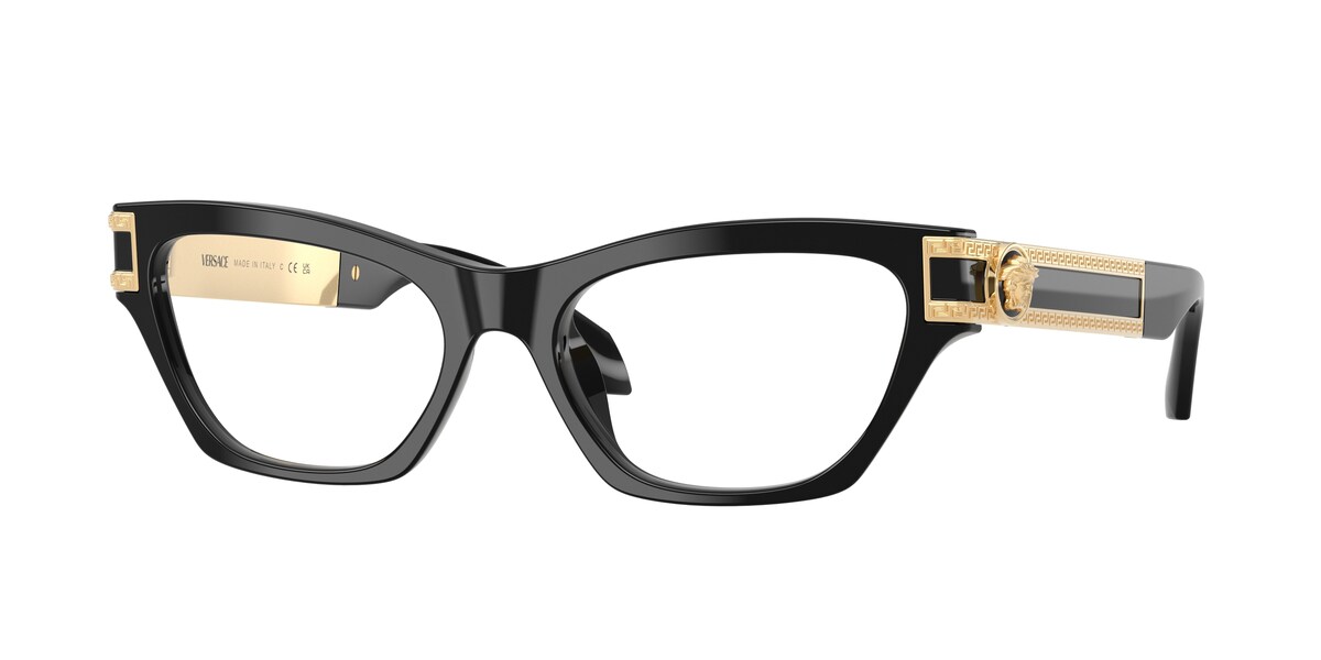 กรอบแว่นสายตา VERSACE VE3396U สีดำ (GB1) ที่ร้านแว่น GIFTGREATS