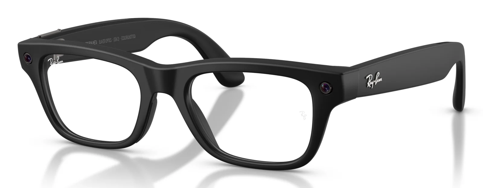 RAY-BAN META BLAYZER OPTICS RW7001 สีดำ (2077) มุมเฉียง