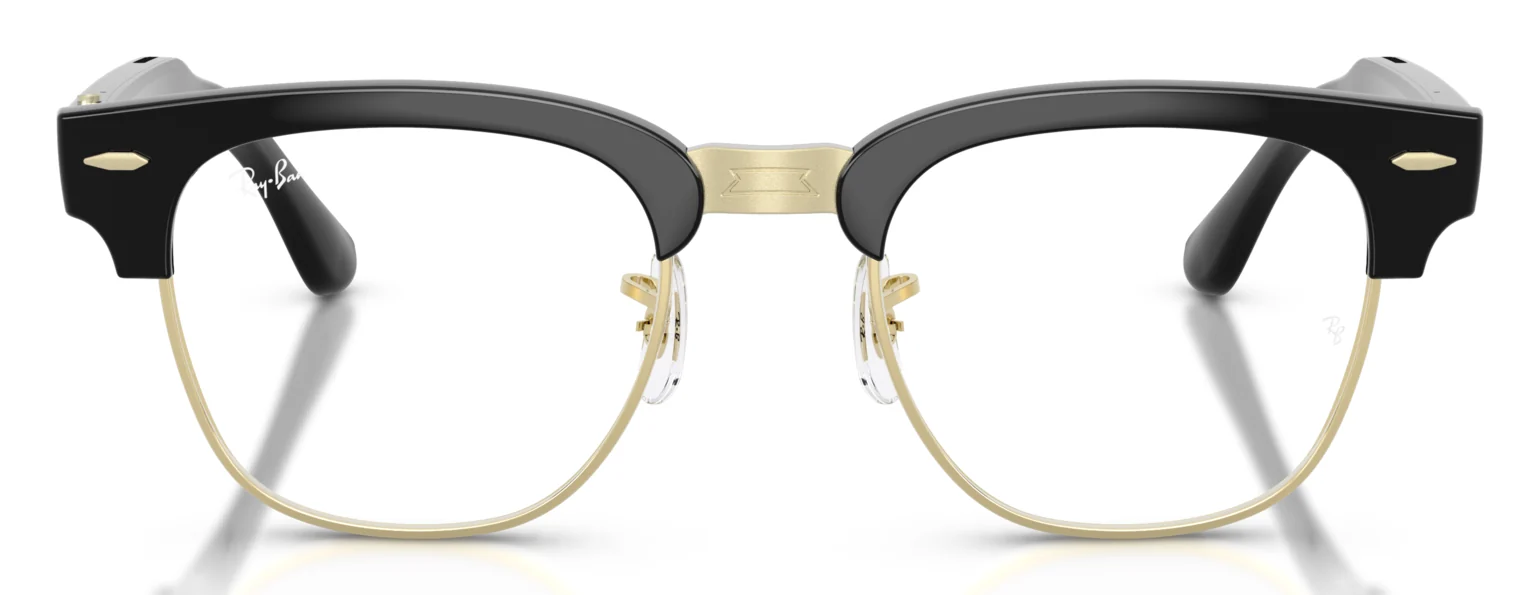 RAY-BAN META CLUBMASTER RW7004 สีดำ (601/1M) มุมหน้าตรง