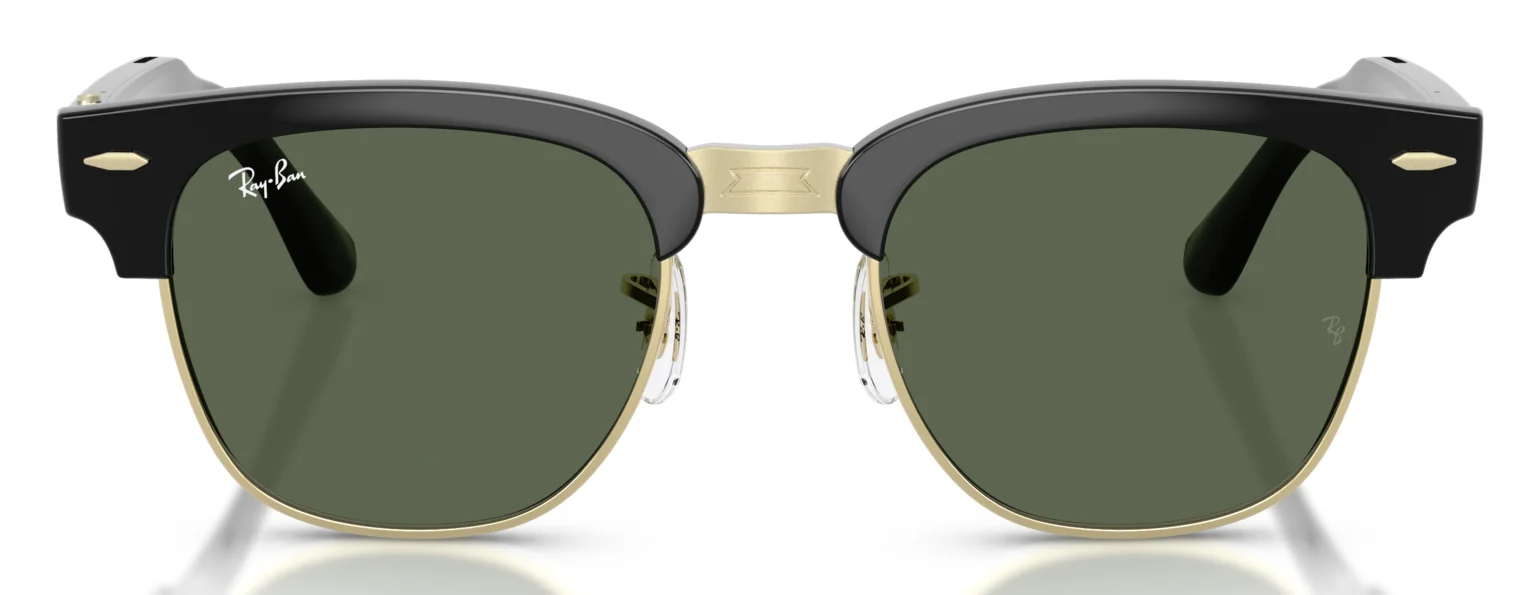 RAY-BAN META CLUBMASTER RW7004 สีดำ (601/71) มุมหน้าตรง