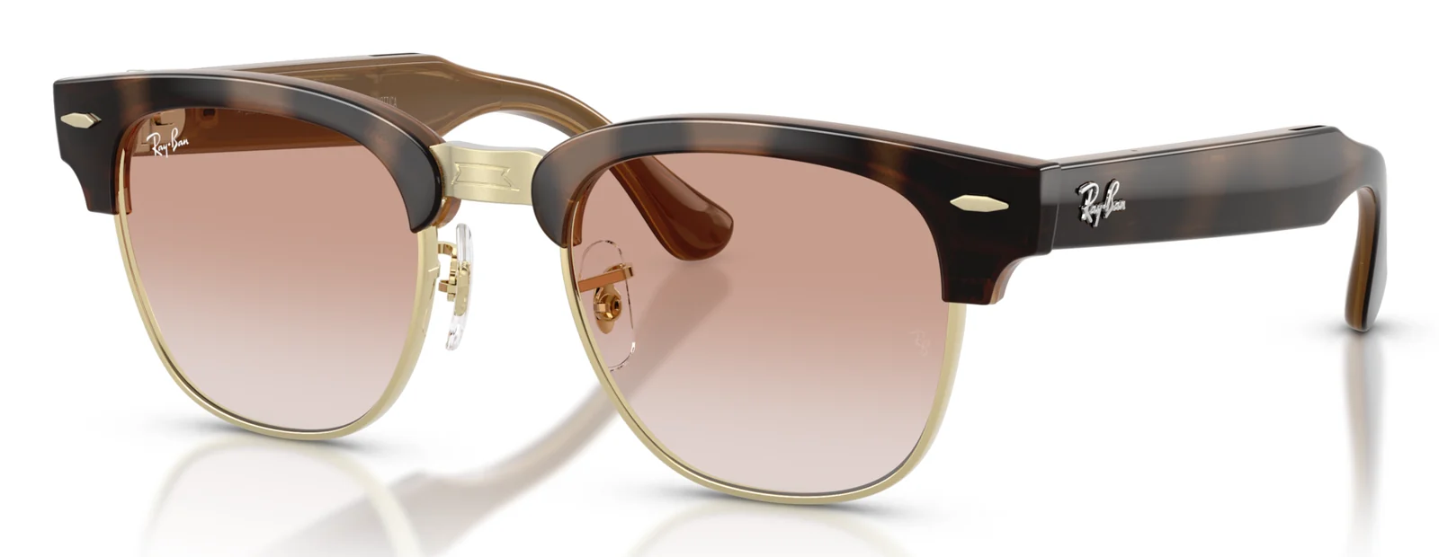 RAY-BAN META CLUBMASTER RW7004 สีฮาวานา (692813) มุมเฉียง