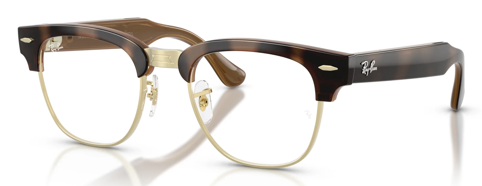 RAY-BAN META CLUBMASTER RW7004 สีฮาวานา (6928M4) มุมเฉียง
