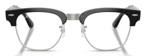 RAY-BAN META CLUBMASTER RW7004V สีดำ (2000) มุมหน้าตรง
