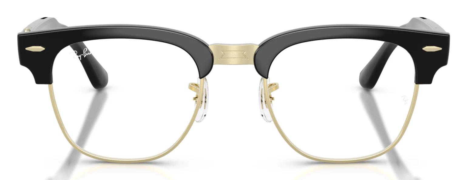 RAY-BAN META CLUBMASTER RW7004V สีดำ (5784) มุมหน้าตรง