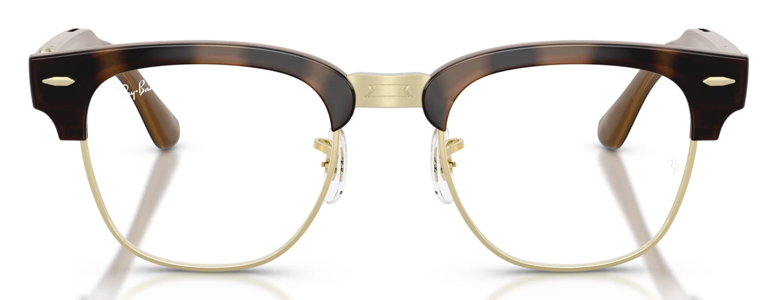 RAY-BAN META CLUBMASTER RW7004V สีฮาวานา (8525) มุมหน้าตรง
