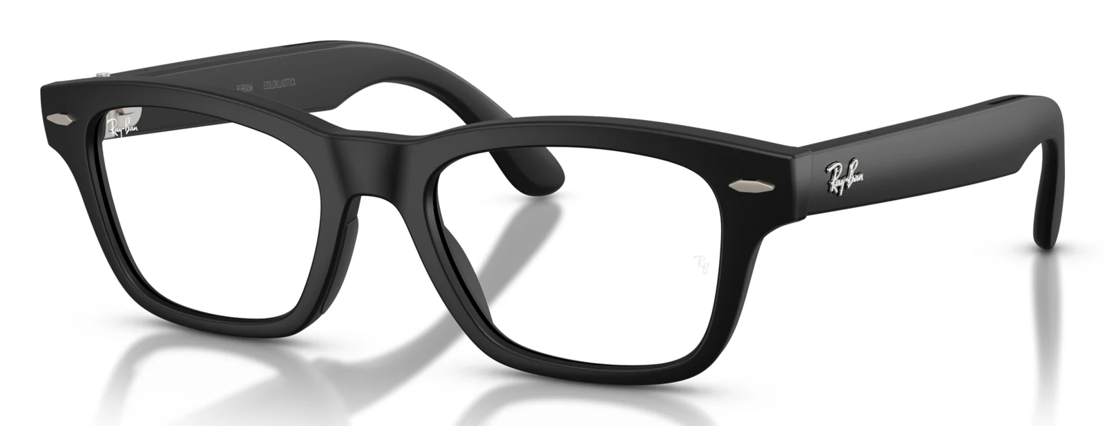 RAY-BAN META BURBANK RW7005V สีสีดำทึบ (2077) มุมเฉียง